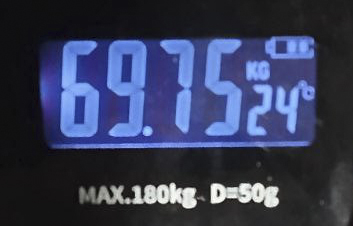 My goal was to loose 12 kg in 2025 - I hit it in August.