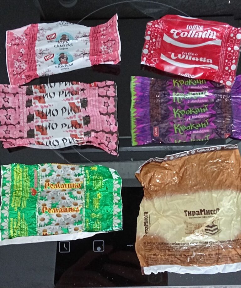 Trying out Russian sweets (Novosibirsk).