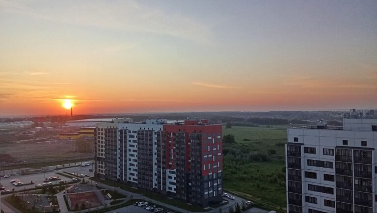 Another amazing sunset (Novosibirsk).