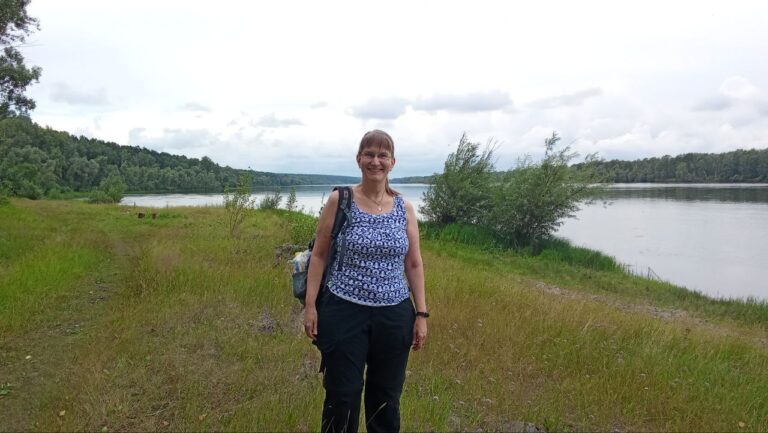 I finally made a visit to the river (near Tashara - July).