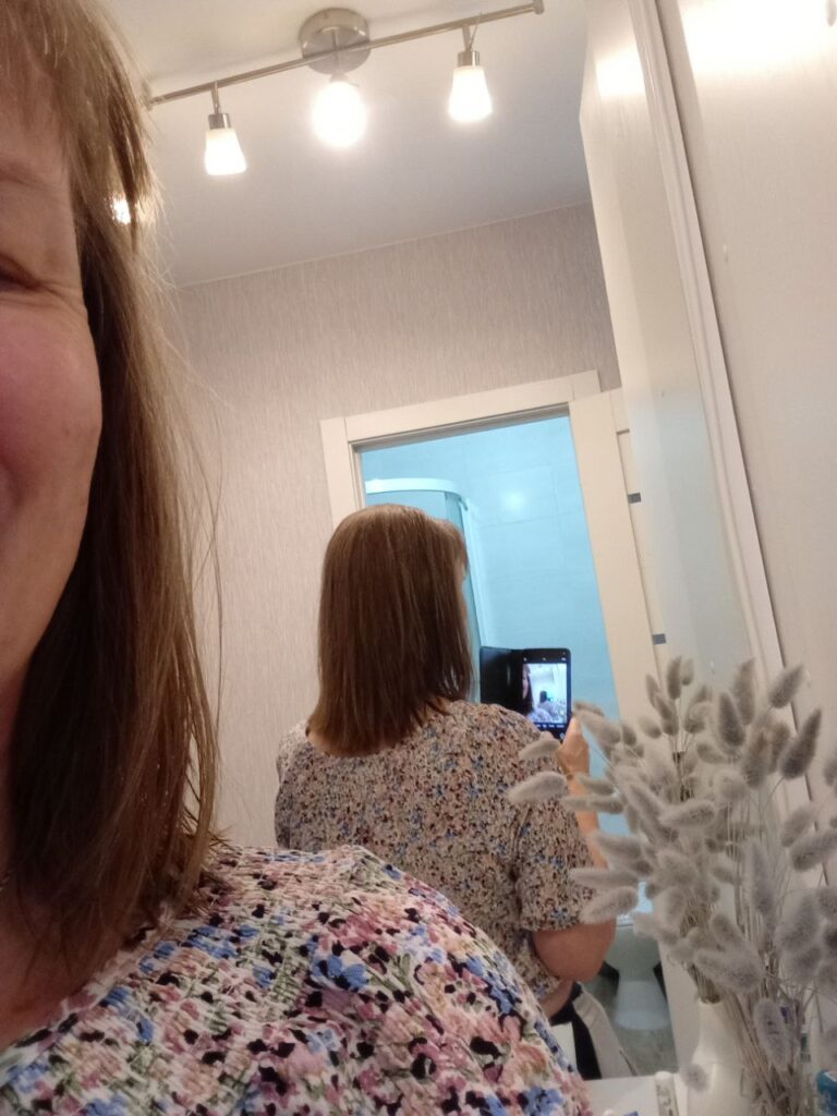 New hair-cut - home made (Novosibirsk - September).